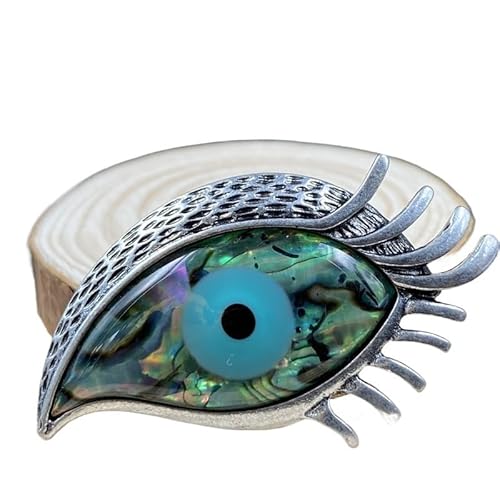 YOPI Brosche mit Abalone-Muschelauge, eingelegter Anhänger aus weißer türkischer Muschel mit Auge for Modeaccessoires(Abaloneshellfish) von YOPI