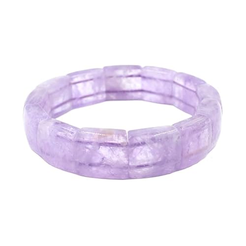 YOPI Geometrisches Kristall-Tianhe-Stein-Armband – facettierter handgefertigter Edelsteinschmuck for Männer und Frauen(LavenderAmethyst) von YOPI