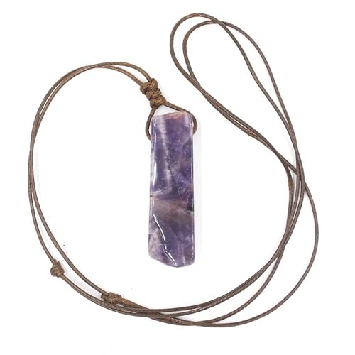 YOPI Lange Halskette mit geometrischem Kristall Anhänger - eleganter Schmuck für Frauen, One Size von YOPI