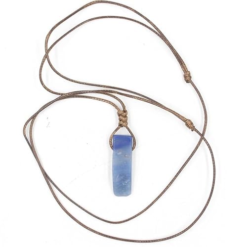 YOPI Lange Halskette mit geometrischem Kristall Anhänger - eleganter Schmuck für Frauen, One Size von YOPI