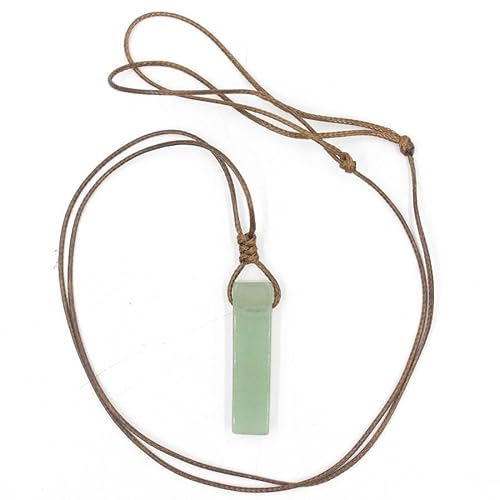 YOPI Lange Halskette mit geometrischem Kristall Anhänger - eleganter Schmuck für Frauen, One Size von YOPI