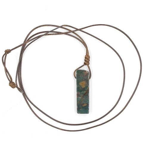 YOPI Lange Halskette mit geometrischem Kristall Anhänger - eleganter Schmuck für Frauen, One Size von YOPI