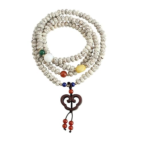 YOPI Mehrkreisiges Bodhi-Armband und Halskette im ethnischen Stil – Retro-Rosenkranzschmuck for Damen von YOPI