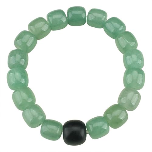 YOPI Natürliches Dongling-Jade-Armband for Damen – Vintage-Ethno-Stil mit Glücksperlen aus Sandelholz von YOPI