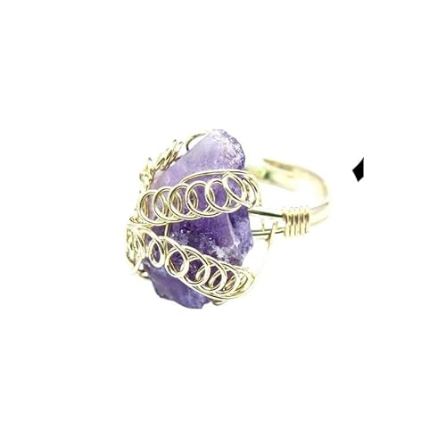 YOPI Roter Wassermelonen-Edelstein-Ring mit Handaufzug – eleganter Schmuck für Damen, Einheitsgröße von YOPI