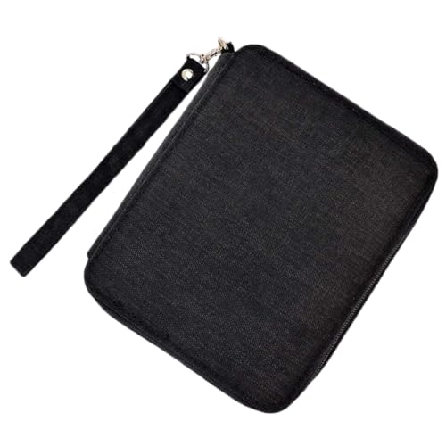 YOSADIER 1 Stück Briefpapierbeutel Stift aufbewahrung federmäppchen stifttasche Pen Pouch Stifte Lagerung stiftetasche Aufbewahrungstasche Black von YOSADIER