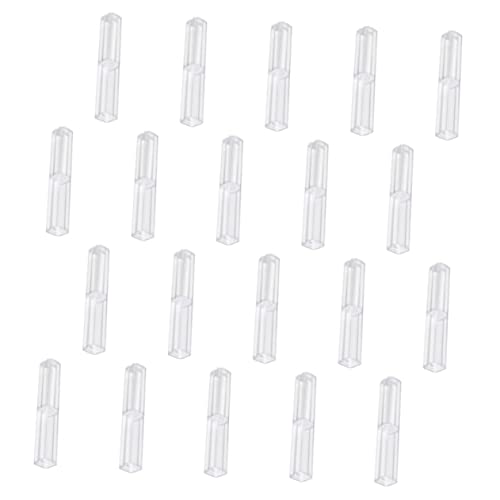 YOSADIER 20stücke Transparente Stift Fälle Quadrangle Design Stift Boxen Student Schreibwaren von YOSADIER