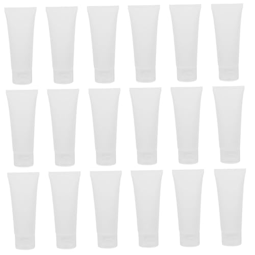 YOSADIER 20stücke Teiliges Wiederverwendbarer Reisebehälter Für Kosmetik Quetschflaschen Und Tuben Für Lotionen Handcreme Reinigungsmittel Leere Nachfüllbare Flaschen Für Reisen Pro von YOSADIER