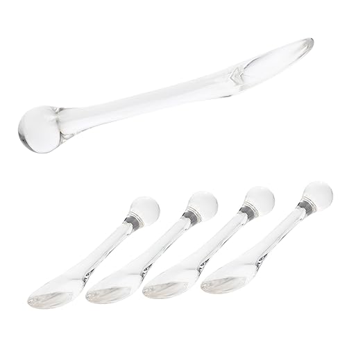 YOSADIER 5 Stück Augencreme Applikatoren Professionelle Augenmassage Löffel Aus Zinklegierung Kompakte Und Praktische Augenmassage Für Tägliche Anwendung Und Reisen Für Hauttypen von YOSADIER