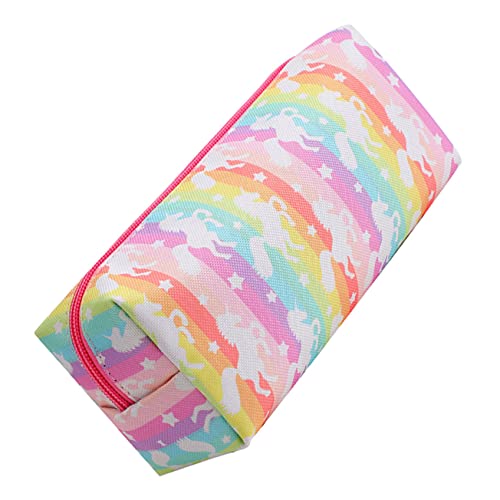 YOSADIER Federmäppchen Mit Großem Fassungsvermögen Und Cartoon-Muster Reißverschlussdesign Für Stifte Bleistifte Und Andere Schulbedarf Tragbar Für Junge Mädchen Und Erwachsene von YOSADIER