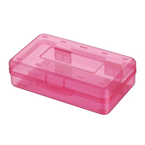 YOSADIER Klarer Bleistiftbehälter Einfacher Stifte Organizer für Stapelbar Leicht Transparent für Schule und Büro Schützt Stifte vor Verlust und Sorgt für Ordnung von YOSADIER