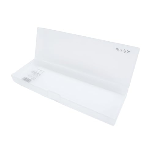 YOSADIER Transparente Stiftebox Aufbewahrungsbox für Bleistifte Pigmente und Schreibwaren für Leicht Langlebig und Platzsparend für Unterwegs von YOSADIER