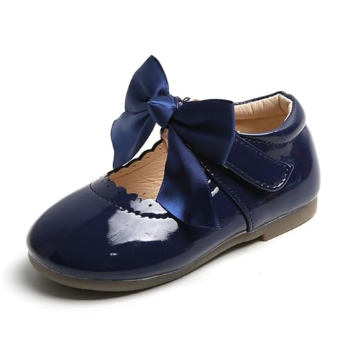 YOSICIL Klassische Lederschuhe Mädchen Mary Jane Schuhe Kleinkind Ballerina Shoes Sandalen Schleifen Geburtstagsparty Halloween Weihnachten Karneval Schulschuhe Kindergarten Geschenk, Dunkelblau, 26 YOSICIL Klassische Lederschuhe Mädchen Mary Jane Schuhe Kleinkind Ballerina Shoes Sandalen Schleifen Geburtstagsparty Halloween Weihnachten Karneval Schulschuhe Kindergarten Geschenk, Dunkelblau, 26 von YOSICIL