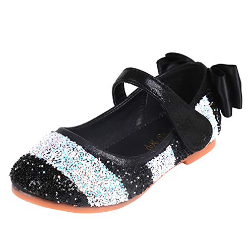 YOSICIL Mädchen ELSA Schuhe Regenbogen Schuhe Kinder Prinzessin Schuhe Eiskönigin Schuhe Karneval Party Tanzschuhe Partei Ballerinas Fasching Weihnachtsfeier Fest Schuhe Bunte Schuhe von YOSICIL
