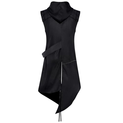 YOSUWOAI Herren Vintage Frack Steampunk Gothic Jacke Viktorianischen Retro Mittellang Mantel Punk Karneval Cosplay Kostüm Smoking Uniform Schwarz Gotisch Gilet Renaissance Kleidung YOSUWOAI Herren Vintage Frack Steampunk Gothic Jacke Viktorianischen Retro Mittellang Mantel Punk Karneval Cosplay Kostüm Smoking Uniform Schwarz Gotisch Gilet Renaissance Kleidung von YOSUWOAI