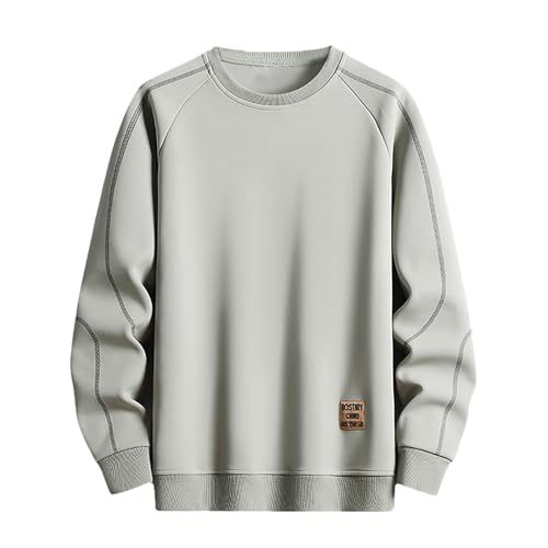 YOSUWOAI Herren Winter Pullover Warmer Strickpullover Rollkragen Sweater Ohne Kapuzen Strickpulli mit Brusttasche Y2K Teenager Einfarbige Weich Feinstrick Pulli Vintage Knitted Sweatshirt von YOSUWOAI