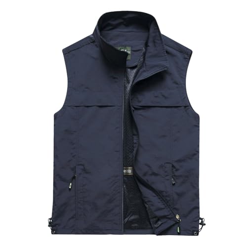 YOSUWOAI Sommerweste Herren Leicht Outdoor Weste Sommer Anglerweste Ohne Ärmel Jagdweste Camping Arbeitsweste Atmungsaktiv Sport Multifunktionsweste Dünne Softshelljacke mit Multi Taschen YOSUWOAI Sommerweste Herren Leicht Outdoor Weste Sommer Anglerweste Ohne Ärmel Jagdweste Camping Arbeitsweste Atmungsaktiv Sport Multifunktionsweste Dünne Softshelljacke mit Multi Taschen von YOSUWOAI