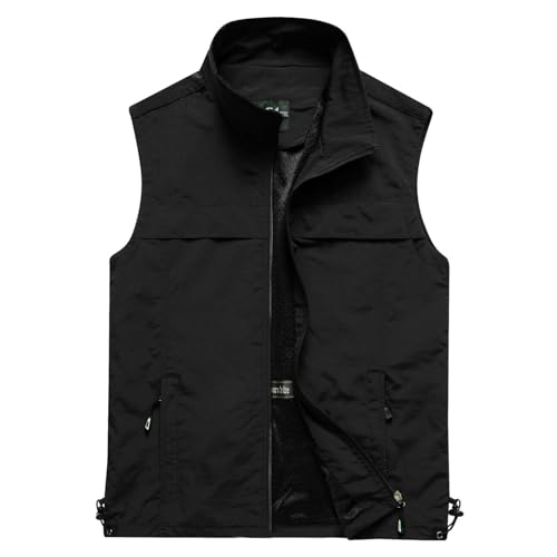 YOSUWOAI Sommerweste Herren Leicht Outdoor Weste Sommer Anglerweste Ohne Ärmel Jagdweste Camping Arbeitsweste Atmungsaktiv Sport Multifunktionsweste Dünne Softshelljacke mit Multi Taschen YOSUWOAI Sommerweste Herren Leicht Outdoor Weste Sommer Anglerweste Ohne Ärmel Jagdweste Camping Arbeitsweste Atmungsaktiv Sport Multifunktionsweste Dünne Softshelljacke mit Multi Taschen von YOSUWOAI