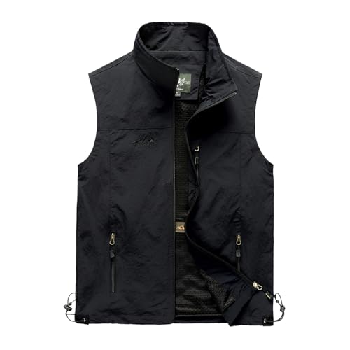 YOSUWOAI Sommerweste Herren Leicht Outdoor Weste Sommer Anglerweste Ohne Ärmel Jagdweste Camping Arbeitsweste Atmungsaktiv Sport Multifunktionsweste Dünne Softshelljacke mit Multi Taschen YOSUWOAI Sommerweste Herren Leicht Outdoor Weste Sommer Anglerweste Ohne Ärmel Jagdweste Camping Arbeitsweste Atmungsaktiv Sport Multifunktionsweste Dünne Softshelljacke mit Multi Taschen von YOSUWOAI