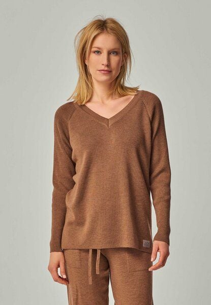 YOU LOOK PERFECT 100% Merino Strickpullover mit V-Ausschnitt "Dorina" von YOU LOOK PERFECT