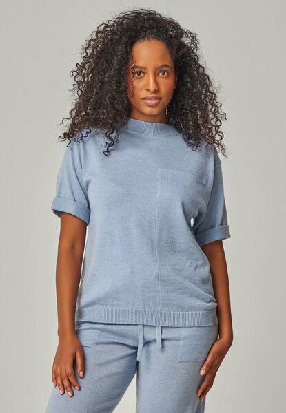 YOU LOOK PERFECT 100% Merino gestricktes T-Shirt "Elfie" von YOU LOOK PERFECT