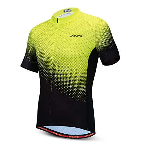 Herren-Radtrikot mit kurzen Ärmeln, Mountainbike-Shirt, Jugend-Fahrradbekleidung für Radfahren, Biker, Rennradfahrer, S-3XL, 1023, XL von YOUALSO