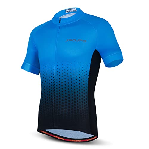 Herren-Radtrikot mit kurzen Ärmeln, Mountainbike-Shirt, Jugend-Fahrradbekleidung für Radfahren, Biker, Rennradfahrer, S-3XL, 1039, M von YOUALSO