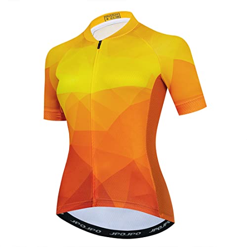 Damen-Fahrradtrikot, kurzärmelig, Mountainbike-Hemd für Damen, Fahrradkleidung, Biking-Oberteil, S-3XL, T2009, Mittel von YOUALSO