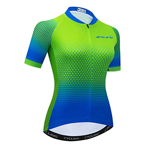 Mountainbike-Trikot für Damen, kurzärmelig, Gr. S-3XL, U0097, 3X-Groß von YOUALSO