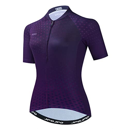 Radtrikot für Damen, kurzärmelig, Mountainbike-Shirt, Fahrradbekleidung, Oberteile, S-3XL, U0021, 3X-Groß von YOUALSO