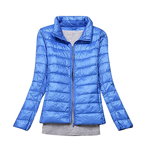 YOUCAI Damen Übergangsjacke Leichte Jacke Steppjacke Daunenjacke Dünne Jacke Steppjacke Daunen Winterjacke,Himmelblau,XXS YOUCAI Damen Übergangsjacke Leichte Jacke Steppjacke Daunenjacke Dünne Jacke Steppjacke Daunen Winterjacke,Himmelblau,XXS von YOUCAI