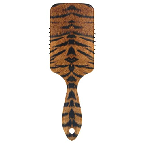 Haarbürste für Damen Mädchen, Tiger-Druck Paddel Bürste Haarbürste Luftkissen Kamm für alle Haartypen von YOUJUNER