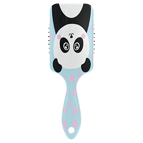 Haarbürste für Damen Mädchen, süßer Panda-Liebe Paddel Bürste Haarbürste Luftkissen Kamm für alle Haartypen von YOUJUNER