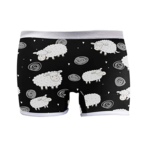 YOUJUNER Damen Panties süße Schaf-Muster Shorts Hipsters Boxershorts Unterhosen Unterwäsche von YOUJUNER