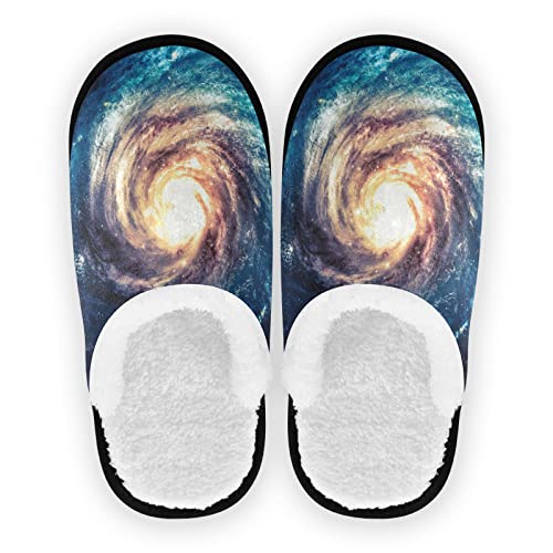 YOUJUNER Herren Damen Hausschuhe Galaxy Space Nebula Universum Slippers für Frauen Kinder Unisex Warme Pantoffeln Indoor Haus Schuhe Bequeme Schlafzimmer Schuhe von YOUJUNER