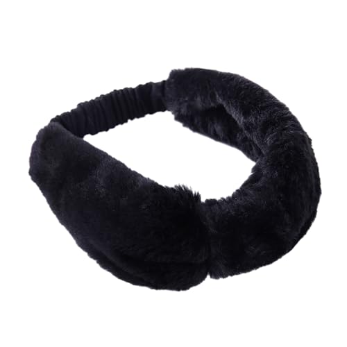 YOUNAFEN Haarband für Damen und Mädchen, Plüsch, breiter Knoten, elastisches Make-up-Stirnband, Stretch, weich, Yoga, Sport, Waschen, Gesicht, Haarband, rutschfest von YOUNAFEN