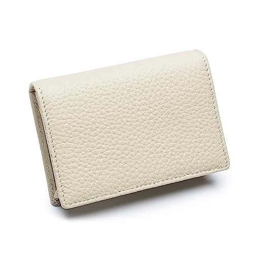 YOUNAFEN Kurze Herren-Geldbörse, Leder, Bifold-Geldbörse, Kreditkartenhalter, Münzgeldbörse, Business-Geldbörse für Herren, Beige, as pics show von YOUNAFEN