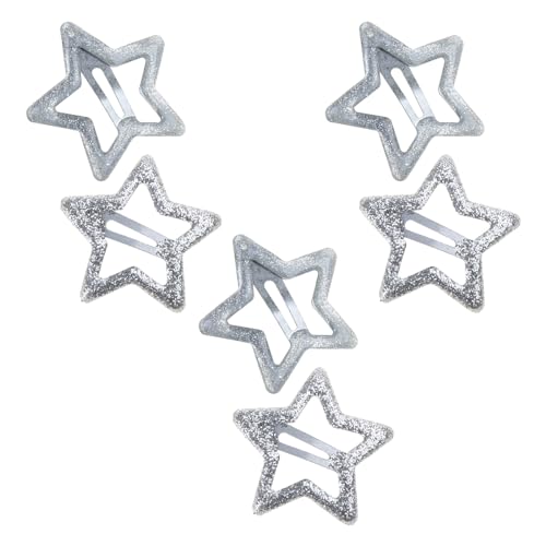 YOUNAFEN Sparkling Star Y2K-Stil Stern Haarnadel Süß Handgemachte Flackernde Snap Haarnadel Kopfbedeckung Haarschmuck Damen Mädchen von YOUNAFEN