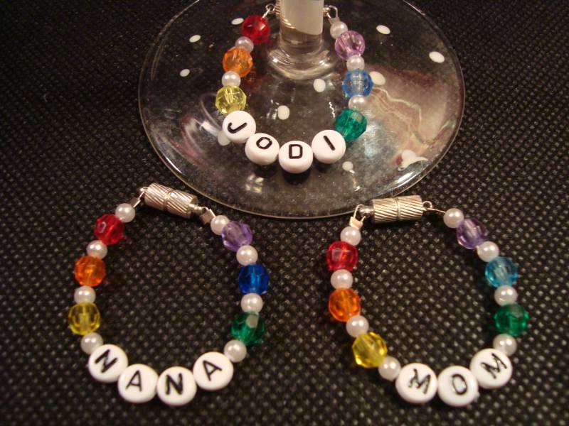 Personalisierter Weinglas Charm von YOUNAMEIT1031