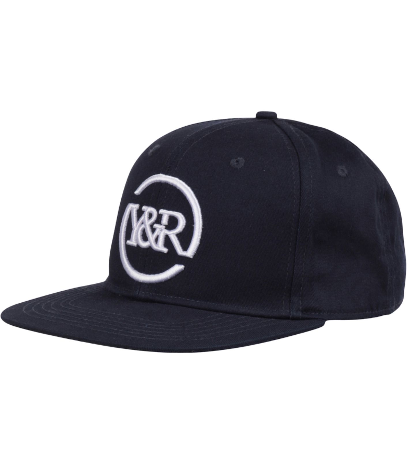 YOUNG & RECKLESS Circle Up Snapback Base-Cap mit Logo-Print Baumwoll-Cap 700005 Navy von YOUNG  & RECKLESS