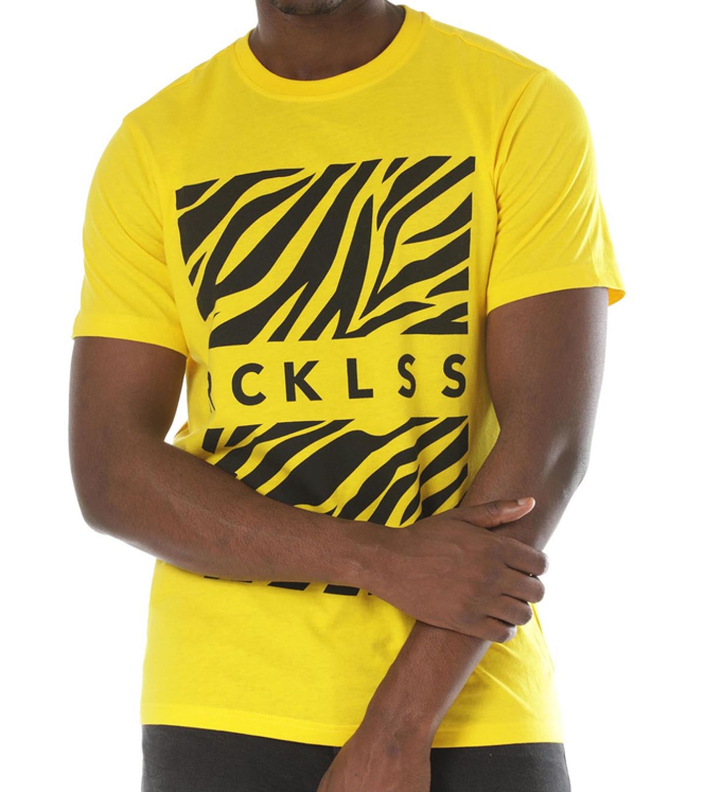 YOUNG & RECKLESS Sahara Herren T-Shirt Baumwoll-Shirt mit Frontprint 110005-411 Gelb von YOUNG  & RECKLESS