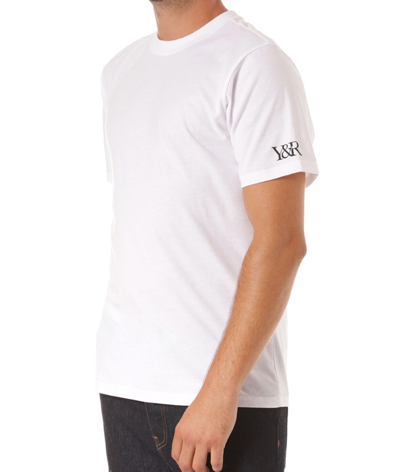 YOUNG & RECKLESS Trademark T-Shirt schlichtes Baumwoll-Shirt mit Rücken-Print 110033-300 Weiß von YOUNG  & RECKLESS