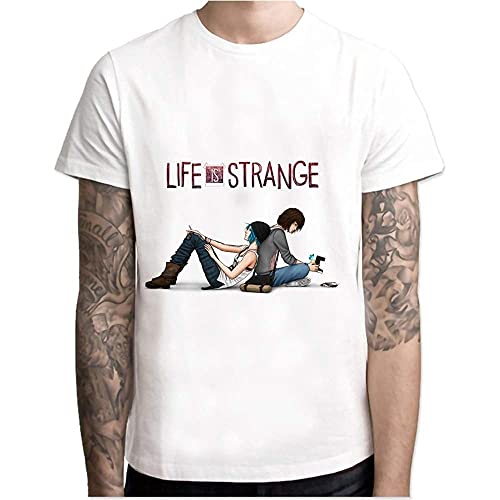 Life is Strange T-Shirt Men Summer t-Shirt Boy Print Tshirt Anime t Shirt White Color Tops tees M7R1158 von YOUPO