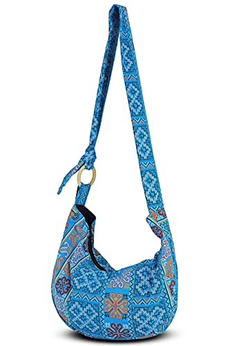 Your Cozy Damen Crossbody Handtaschen Hippie Tasche Hobo Taschen für Frauen Schulter Sling Bag Hippie Tote Bag Hippie bürse von Your Cozy