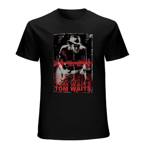 Tom WAITS Blues Rock Short Sleeve T-Shirt Black XL Tom WAITS Blues Rock Short Sleeve T-Shirt Black XL von YOUSICHUANG