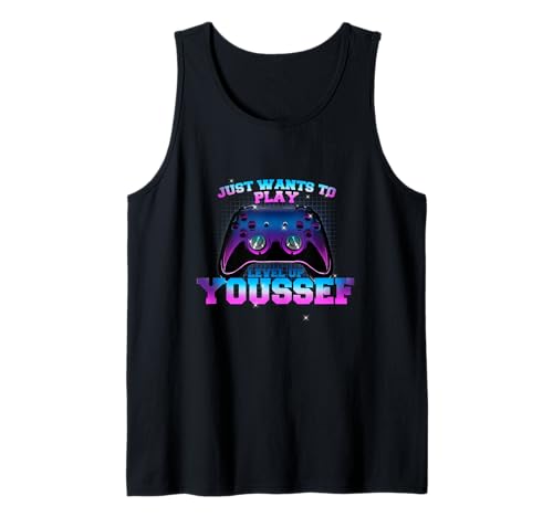 Herren YOUSSEF - LEVEL UP mit Controller: WILL NUR SPIELEN Tank Top Herren YOUSSEF - LEVEL UP mit Controller: WILL NUR SPIELEN Tank Top von YOUSSEF Sohn Enkel Geburtstag Geschenkideen
