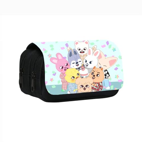 YOUSWAN Kpop Stray Kids Federmäppchen, Großes Fassungsvermögen mit Mehreren Fächern für Jungen, Mädchen, Studenten und Bürobedarf YOUSWAN Kpop Stray Kids Federmäppchen, Großes Fassungsvermögen mit Mehreren Fächern für Jungen, Mädchen, Studenten und Bürobedarf von YOUSWAN