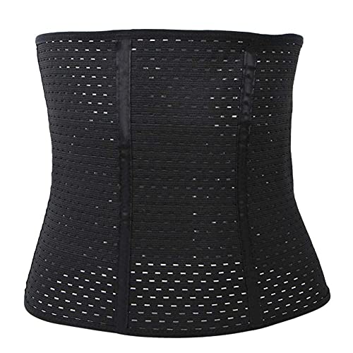 YOUTHINK Frauen Taille Trainer, Lady Frauen Body Shaper Postpartum Abnehmen Gürtel Bustiers Korsetts Waist Trainer Korrektur Körperzubehör Sport Unterbrust Corset (M-Schwarz) von YOUTHINK