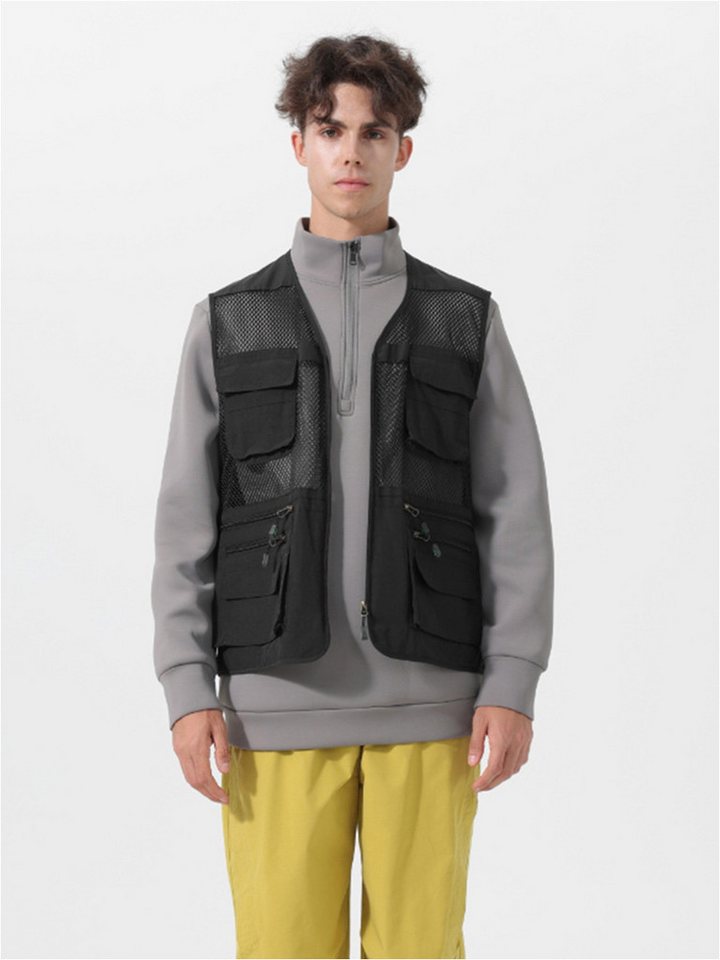 YOUTHUP Anglerweste Atmungsaktive Herren Funktionsweste für den Sommer von YOUTHUP