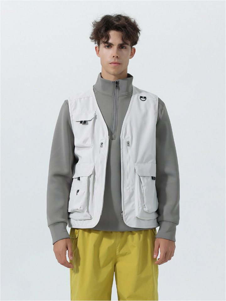 YOUTHUP Anglerweste Herren Utility Outdoorweste Multi Pocket Arbeitswesten von YOUTHUP